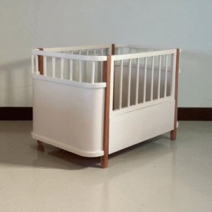 تخت کودک چوبی قابل تبدیل مدل T1