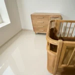 تخت کودک چوبی قابل تبدیل مدل T1