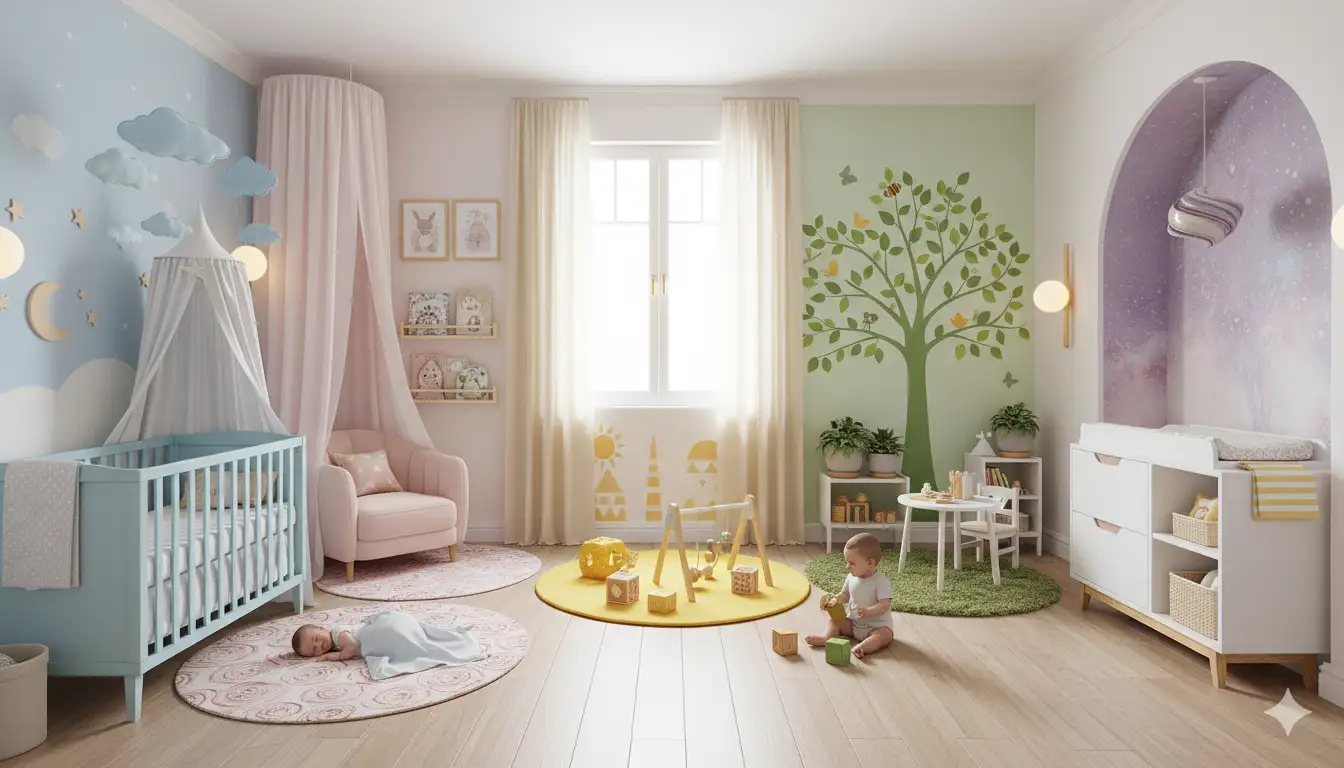 سیسمونی و دکوراسیوناتاق کودک