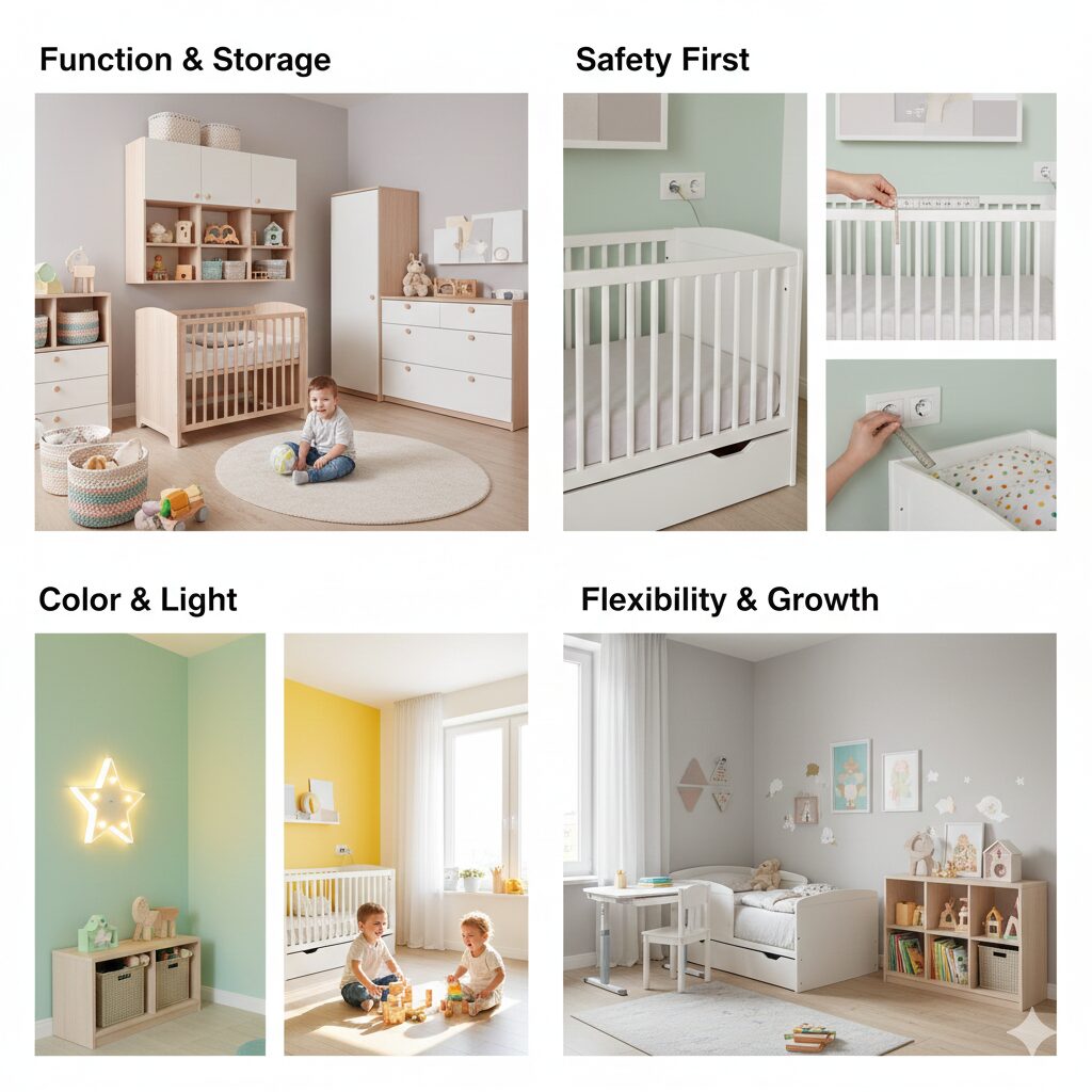 اصول اولیه در طراحی دکوراسیون اتاق کودک