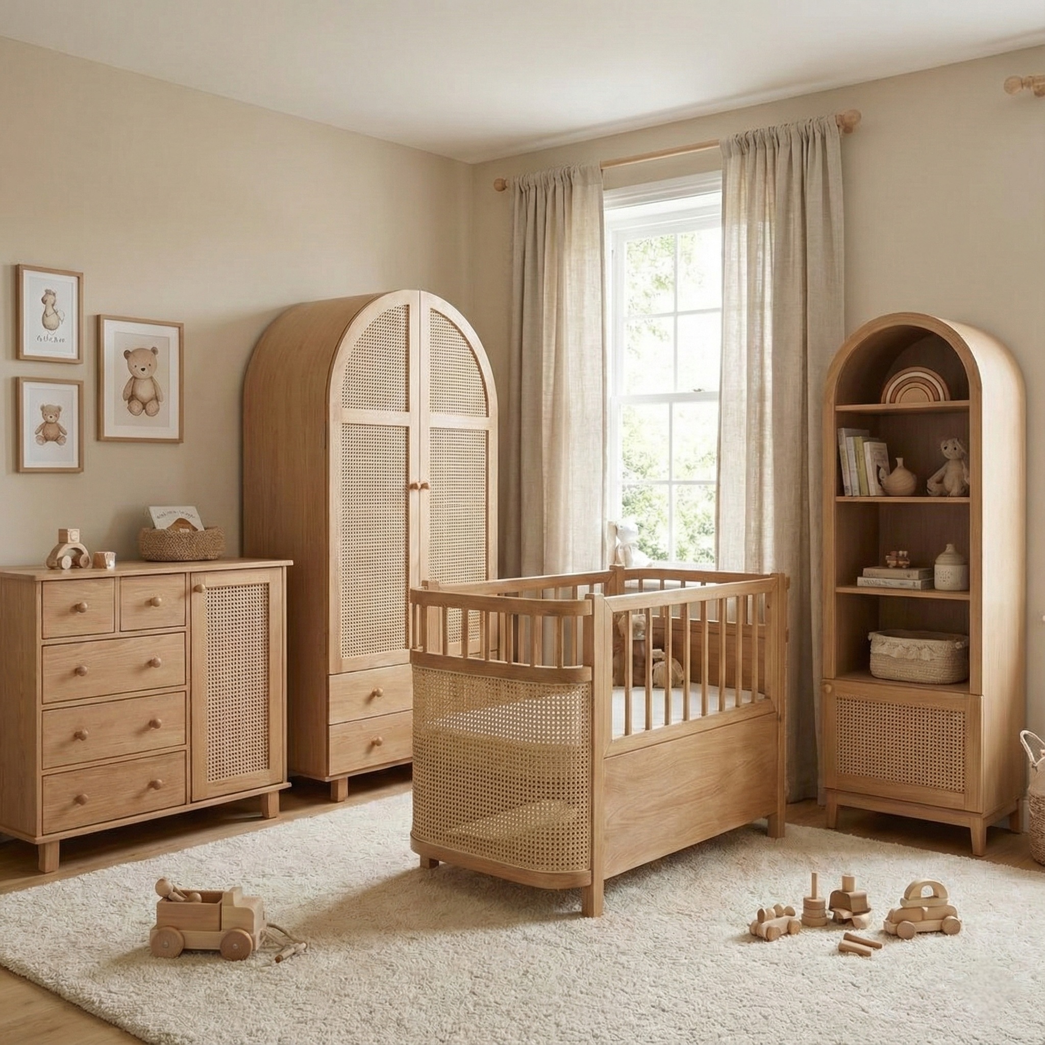 سرویس چوب اتاق کودک مدل S2 (1) سرویس اتاق کودک مدل S2